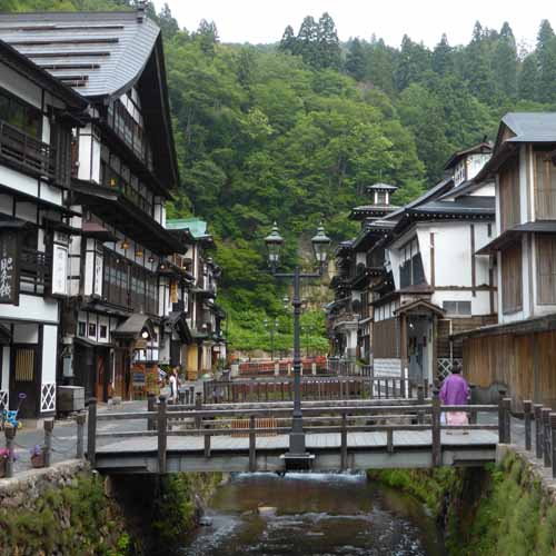 Ginzan onsen in Yamagata