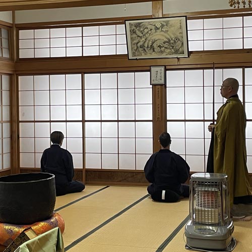Zen meditation experience at Kakunodate